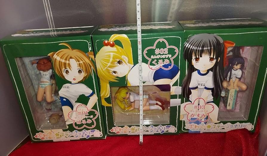 ぷれいステーショナリー フィギュア あみあみ限定 縞ブルver 3点まとめ売り Amazon.co.jp: ぷれいステーショナリー フィギュア あみあみ限定